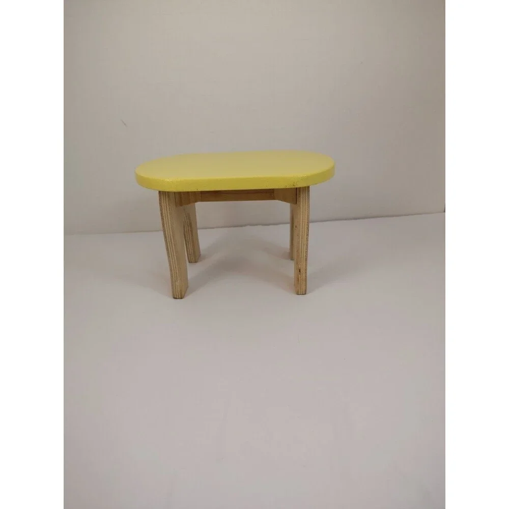 Kid Kraft Wood Doll Furniture Dining Table Yellow and Tan
